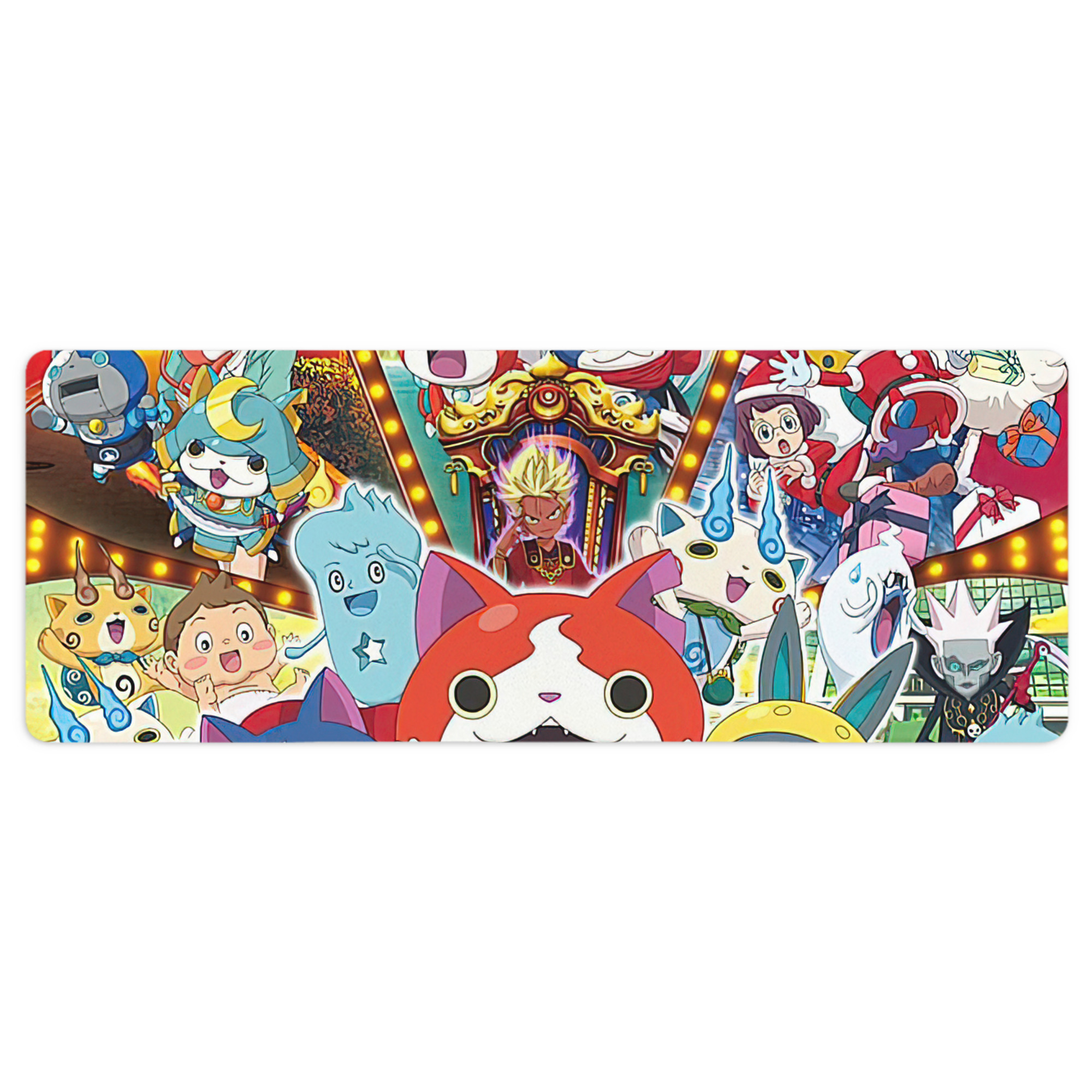 （画像用） 妖怪ウォッチ Yo-kai Watch ステッチ加工 大判デスクマット／滑り止めマウスパッド