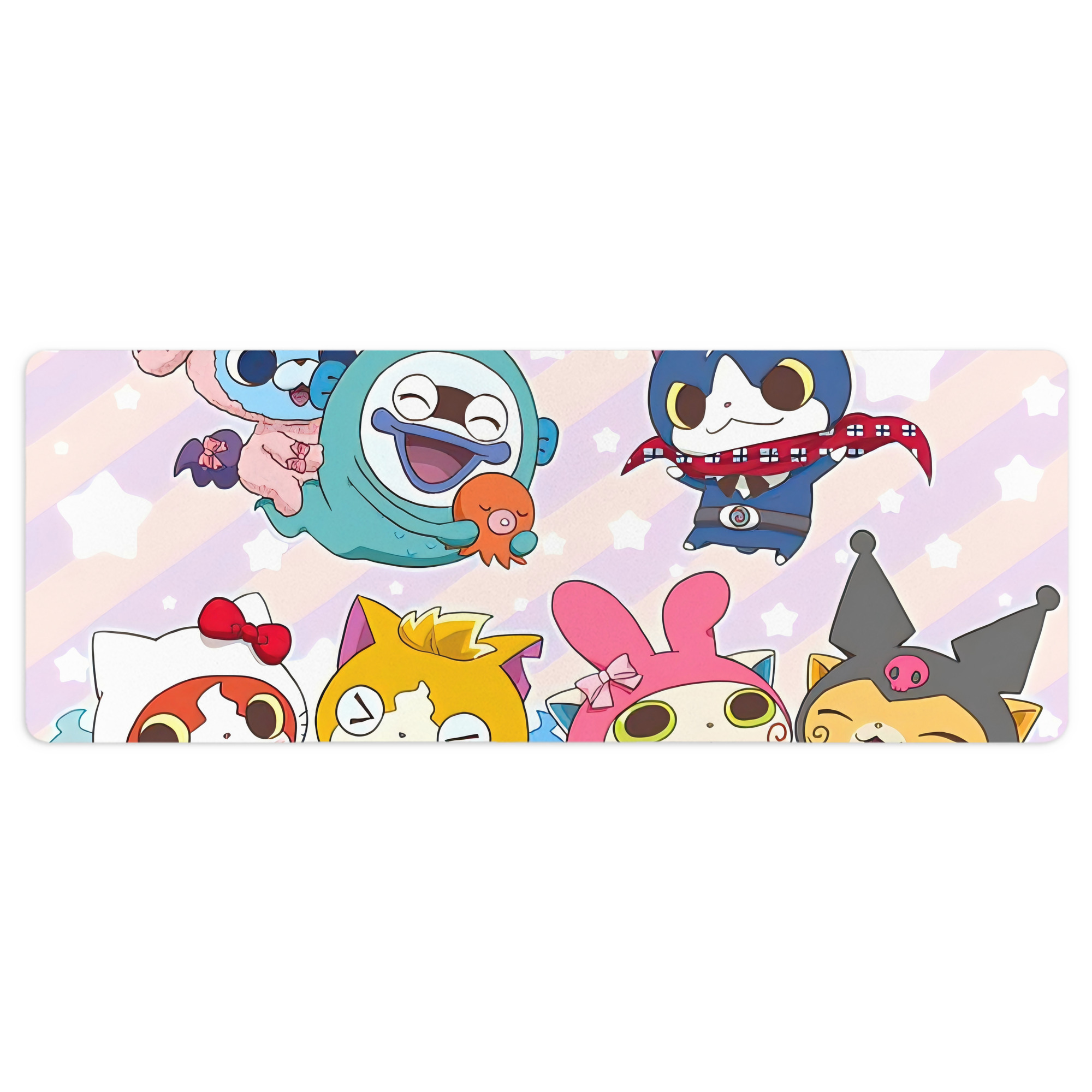 （画像用） 妖怪ウォッチ Yo-kai Watch ステッチ加工 大判デスクマット／滑り止めマウスパッド