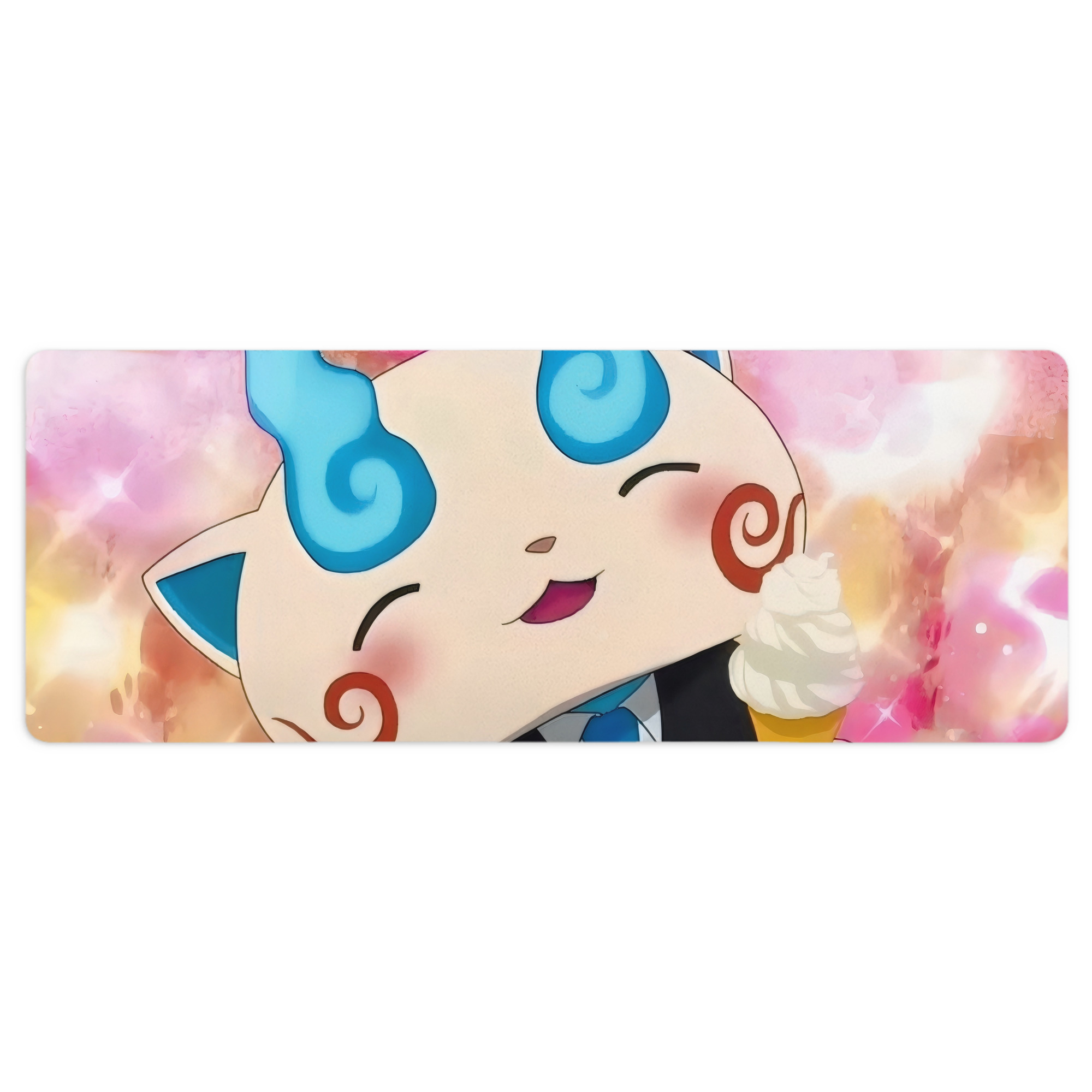 （画像用） 妖怪ウォッチ Yo-kai Watch ステッチ加工 大判デスクマット／滑り止めマウスパッド