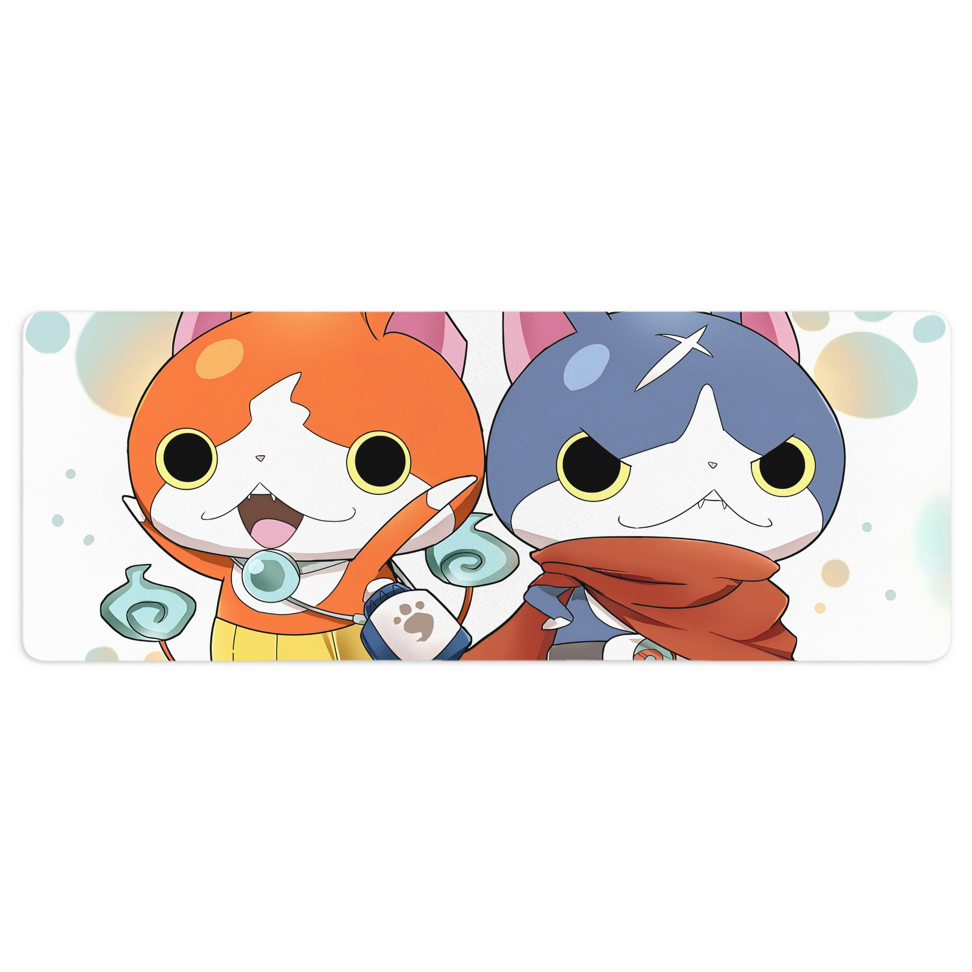 （画像用） 妖怪ウォッチ Yo-kai Watch ステッチ加工 大判デスクマット／滑り止めマウスパッド
