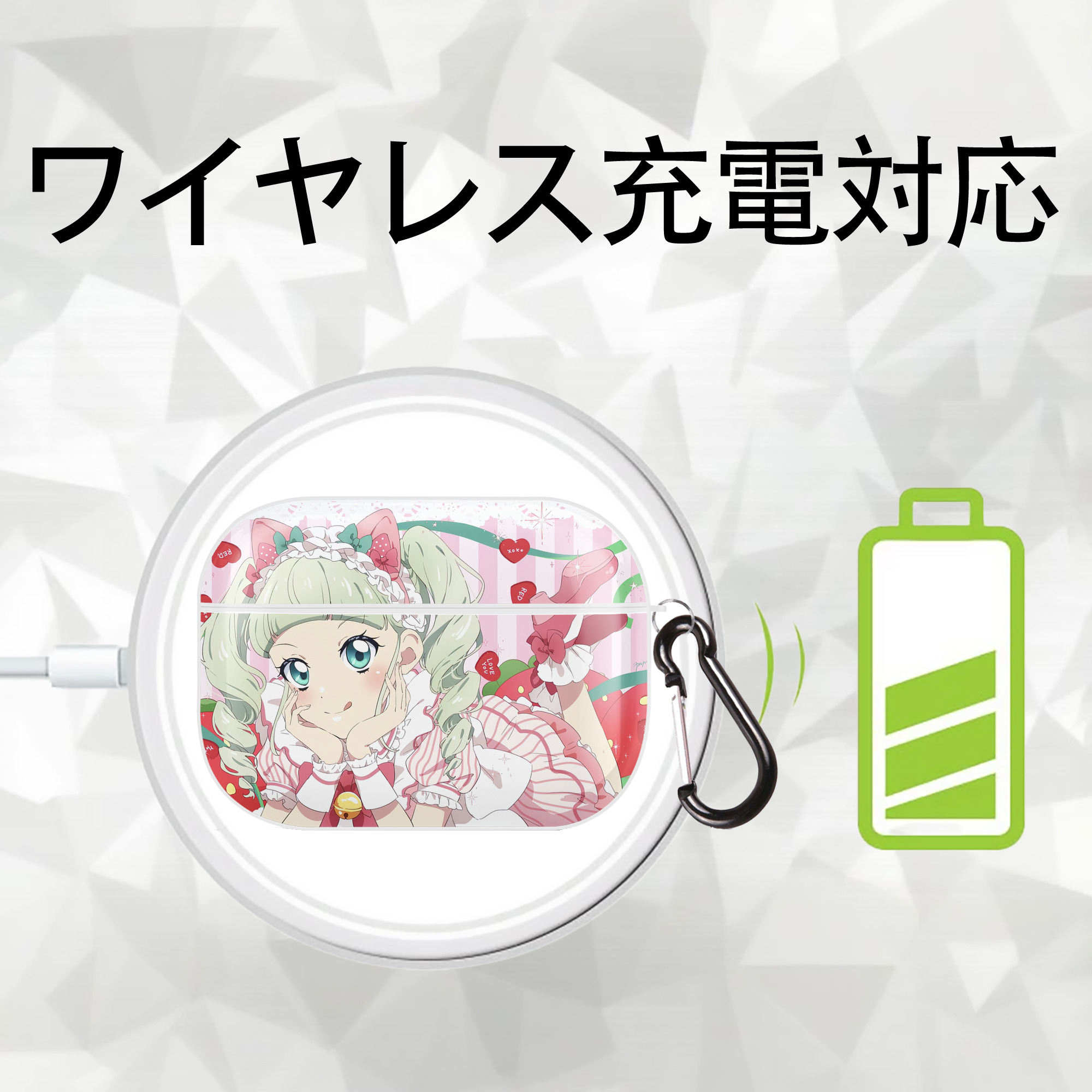妖怪ウォッチ Yo-kai Watch 【AirPods Pro用】ハードシェル保護ケース 耐衝撃・防指紋・カラビナ付き商品仕様