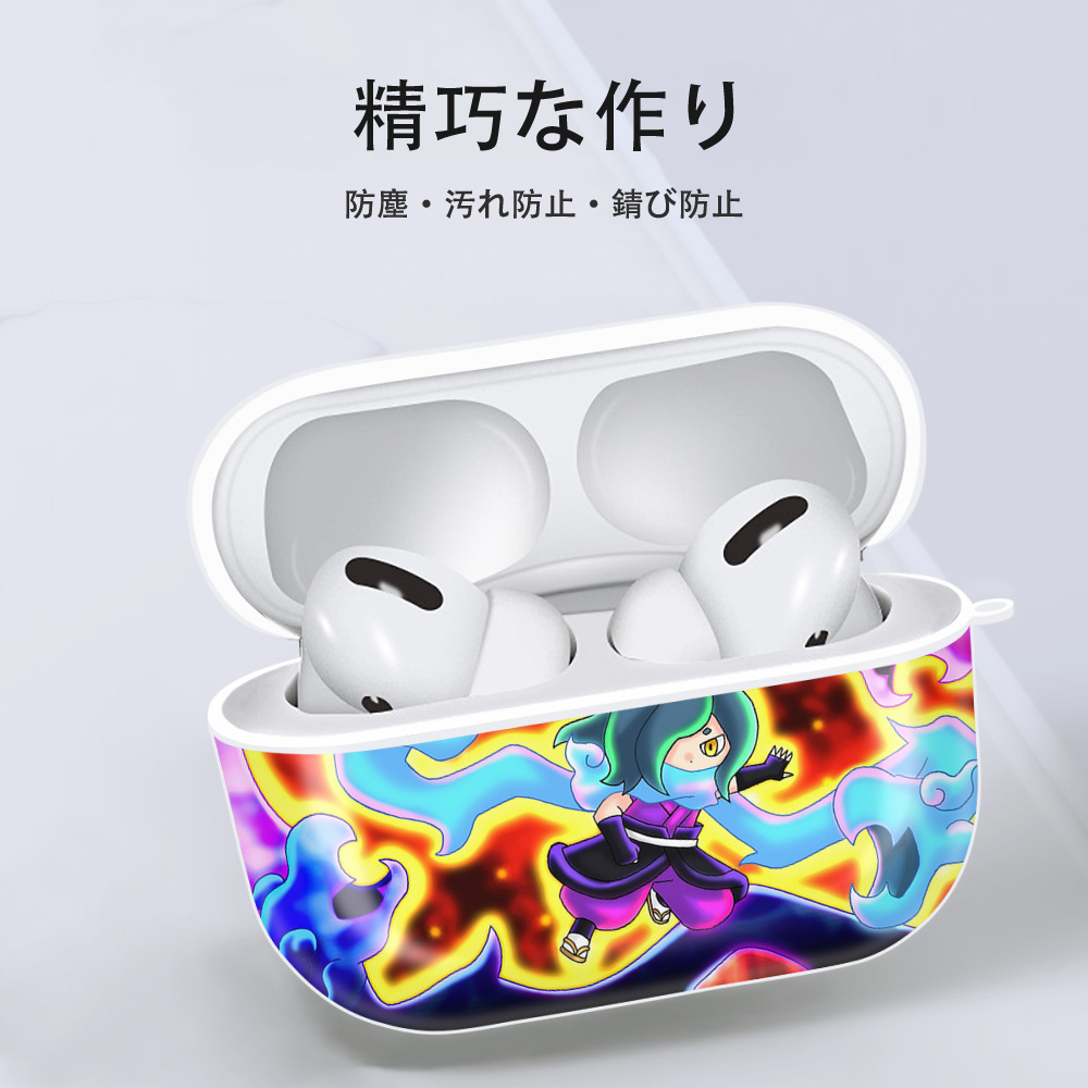 妖怪ウォッチ Yo-kai Watch 【AirPods Pro用】ハードシェル保護ケース 耐衝撃・防指紋・カラビナ付き商品仕様