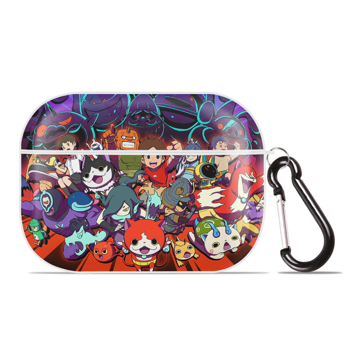 （画像用） 妖怪ウォッチ Yo-kai Watch 【AirPods Pro用】ハードシェル保護ケース 耐衝撃・防指紋・カラビナ付き商品仕様