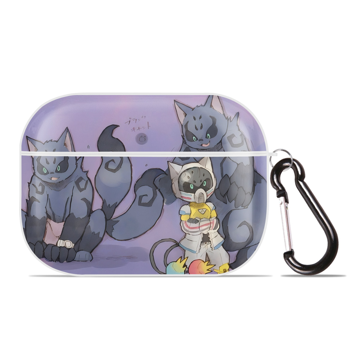 （画像用） 妖怪ウォッチ Yo-kai Watch 【AirPods Pro用】ハードシェル保護ケース 耐衝撃・防指紋・カラビナ付き商品仕様