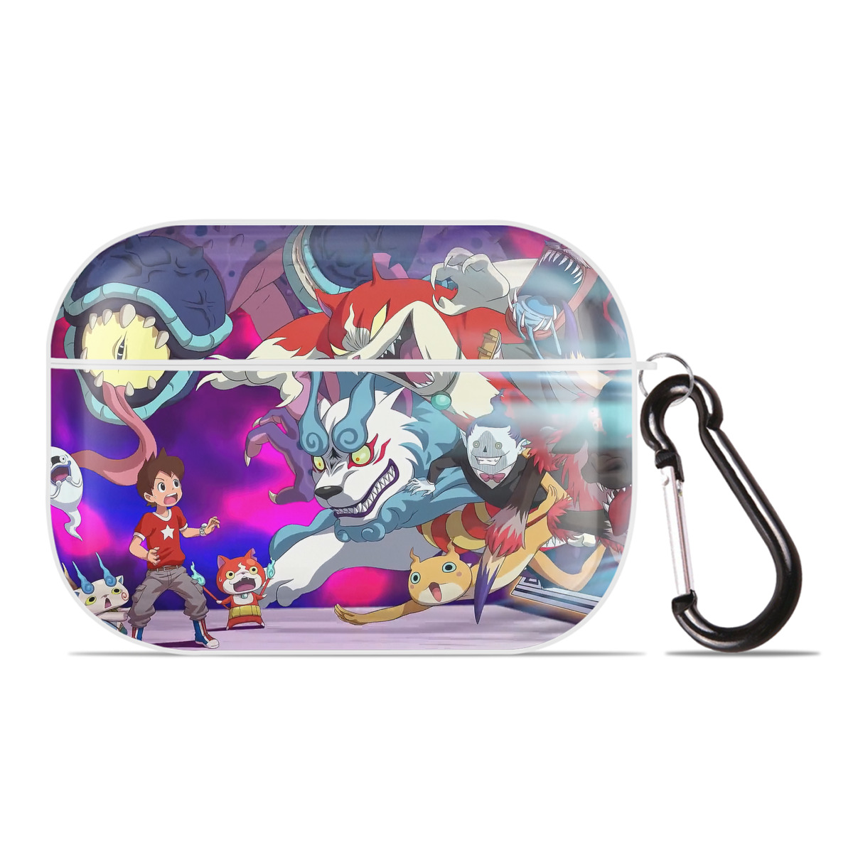 （画像用） 妖怪ウォッチ Yo-kai Watch 【AirPods Pro用】ハードシェル保護ケース 耐衝撃・防指紋・カラビナ付き商品仕様
