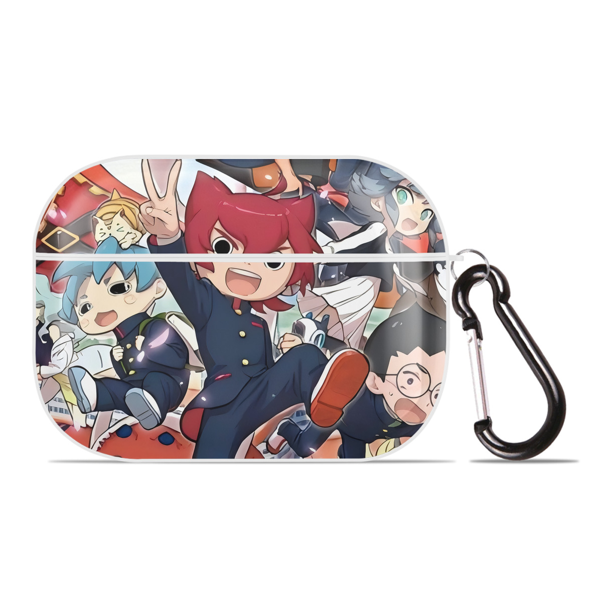 （画像用） 妖怪ウォッチ Yo-kai Watch 【AirPods Pro用】ハードシェル保護ケース 耐衝撃・防指紋・カラビナ付き商品仕様