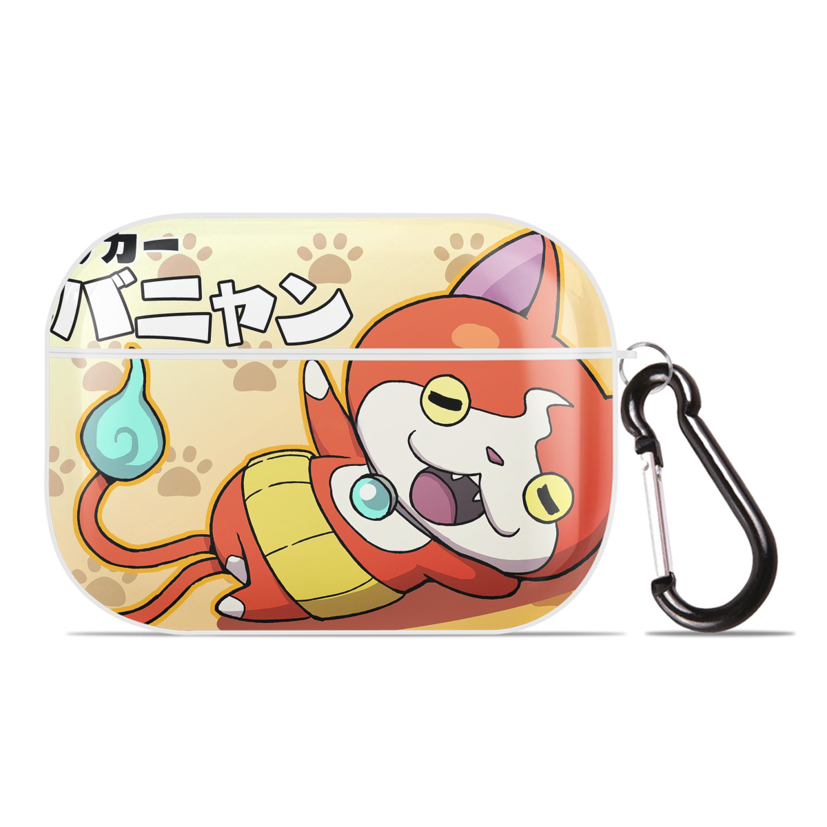 （画像用） 妖怪ウォッチ Yo-kai Watch 【AirPods Pro用】ハードシェル保護ケース 耐衝撃・防指紋・カラビナ付き商品仕様