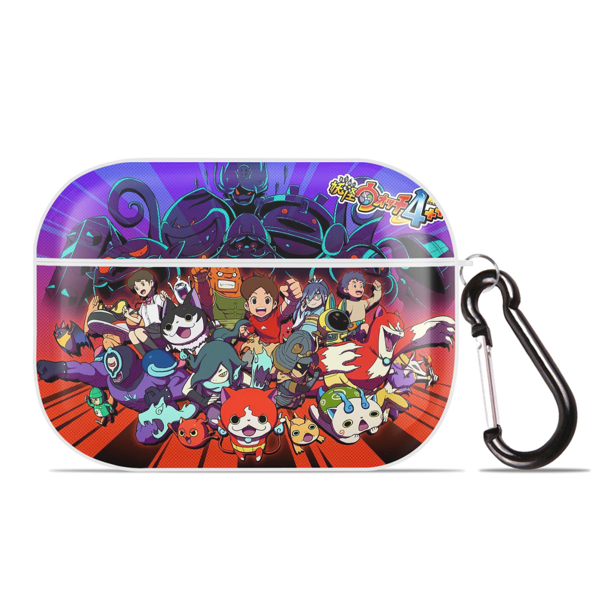 （画像用） 妖怪ウォッチ Yo-kai Watch 【AirPods Pro用】ハードシェル保護ケース 耐衝撃・防指紋・カラビナ付き商品仕様