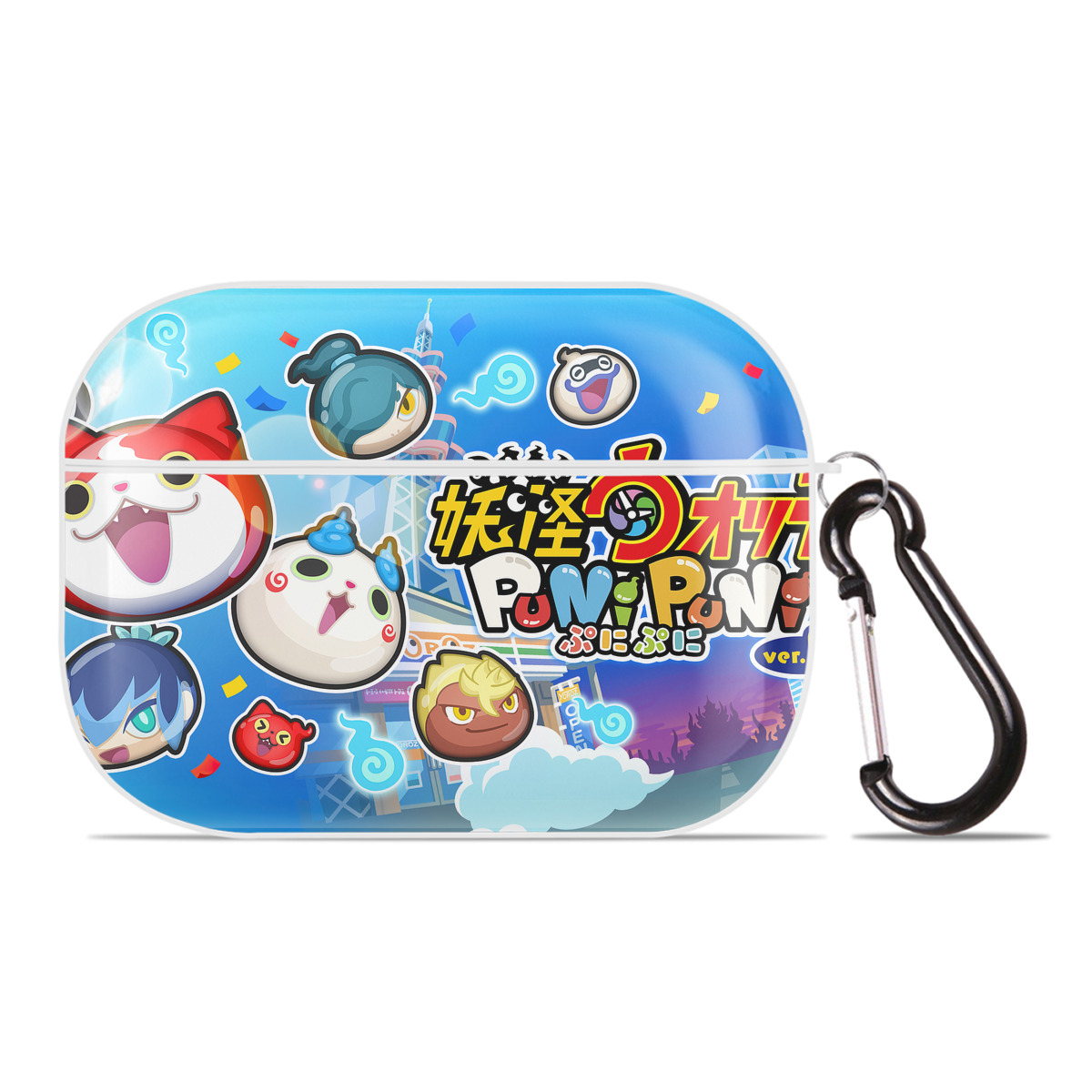 （画像用） 妖怪ウォッチ Yo-kai Watch 【AirPods Pro用】ハードシェル保護ケース 耐衝撃・防指紋・カラビナ付き商品仕様