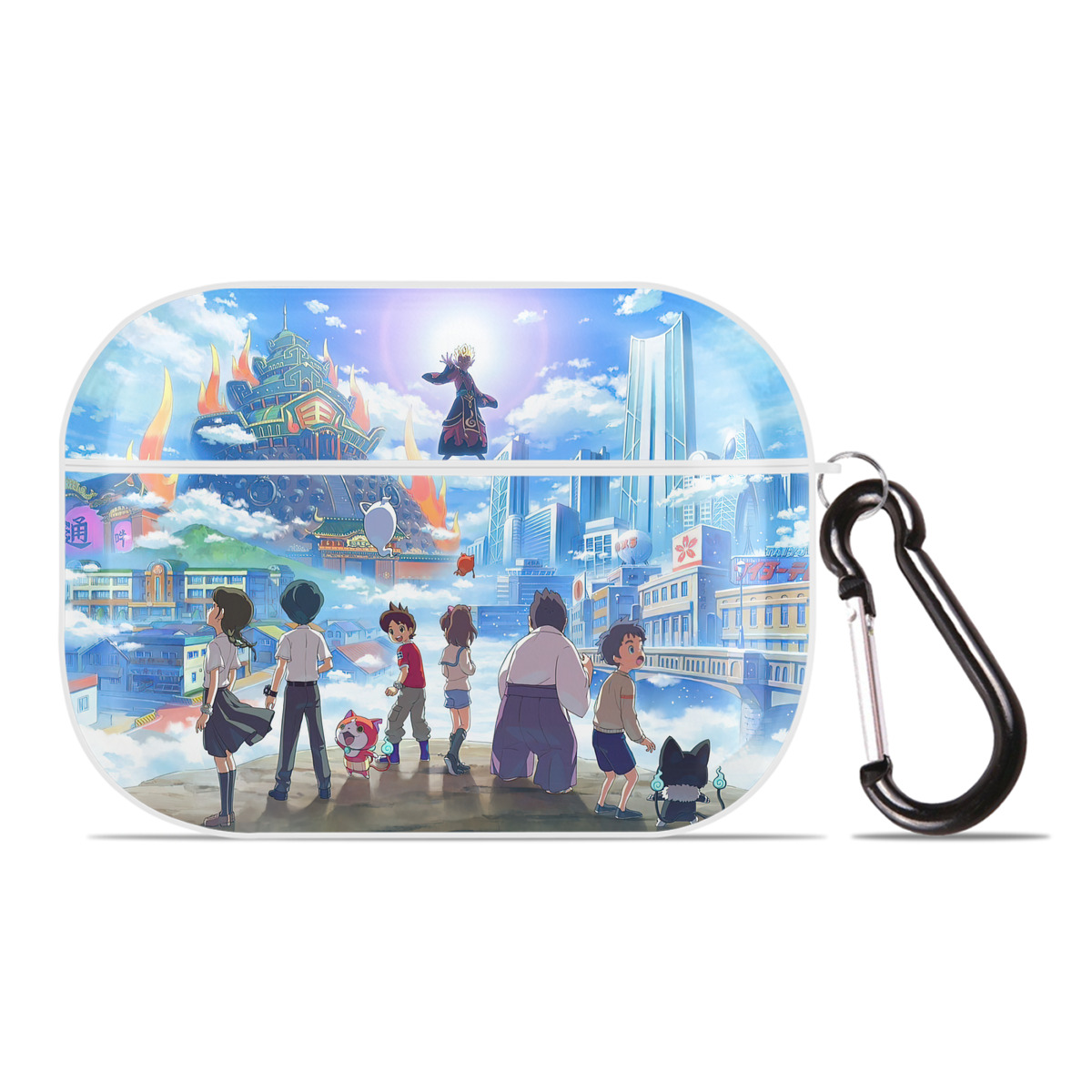 （画像用） 妖怪ウォッチ Yo-kai Watch 【AirPods Pro用】ハードシェル保護ケース 耐衝撃・防指紋・カラビナ付き商品仕様