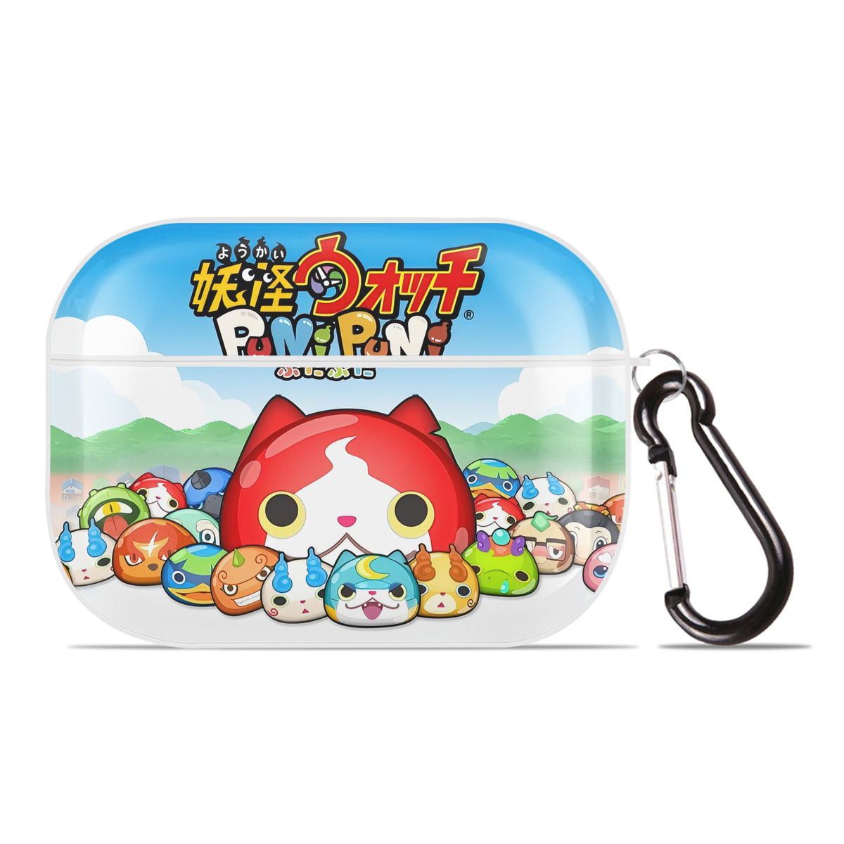 （画像用） 妖怪ウォッチ Yo-kai Watch 【AirPods Pro用】ハードシェル保護ケース 耐衝撃・防指紋・カラビナ付き商品仕様