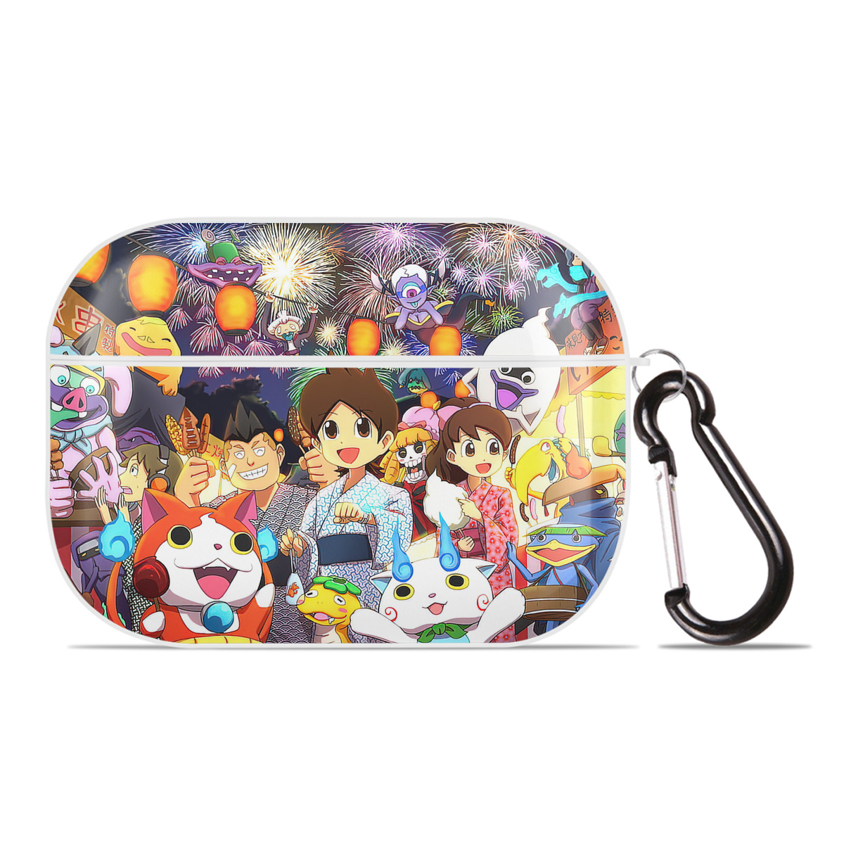 （画像用） 妖怪ウォッチ Yo-kai Watch 【AirPods Pro用】ハードシェル保護ケース 耐衝撃・防指紋・カラビナ付き商品仕様