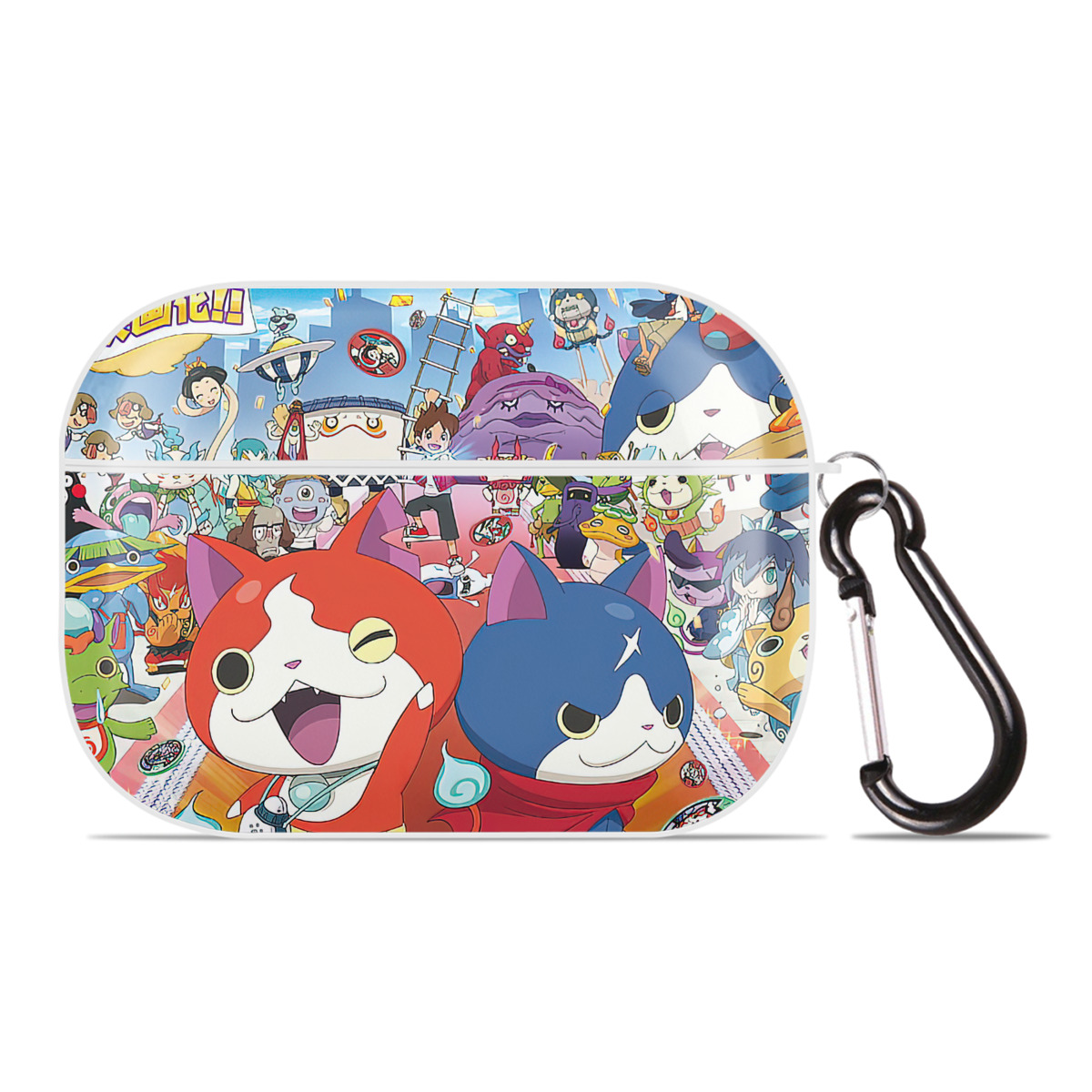 （画像用） 妖怪ウォッチ Yo-kai Watch 【AirPods Pro用】ハードシェル保護ケース 耐衝撃・防指紋・カラビナ付き商品仕様