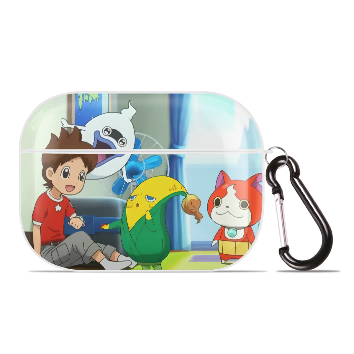 （画像用） 妖怪ウォッチ Yo-kai Watch 【AirPods Pro用】ハードシェル保護ケース 耐衝撃・防指紋・カラビナ付き商品仕様