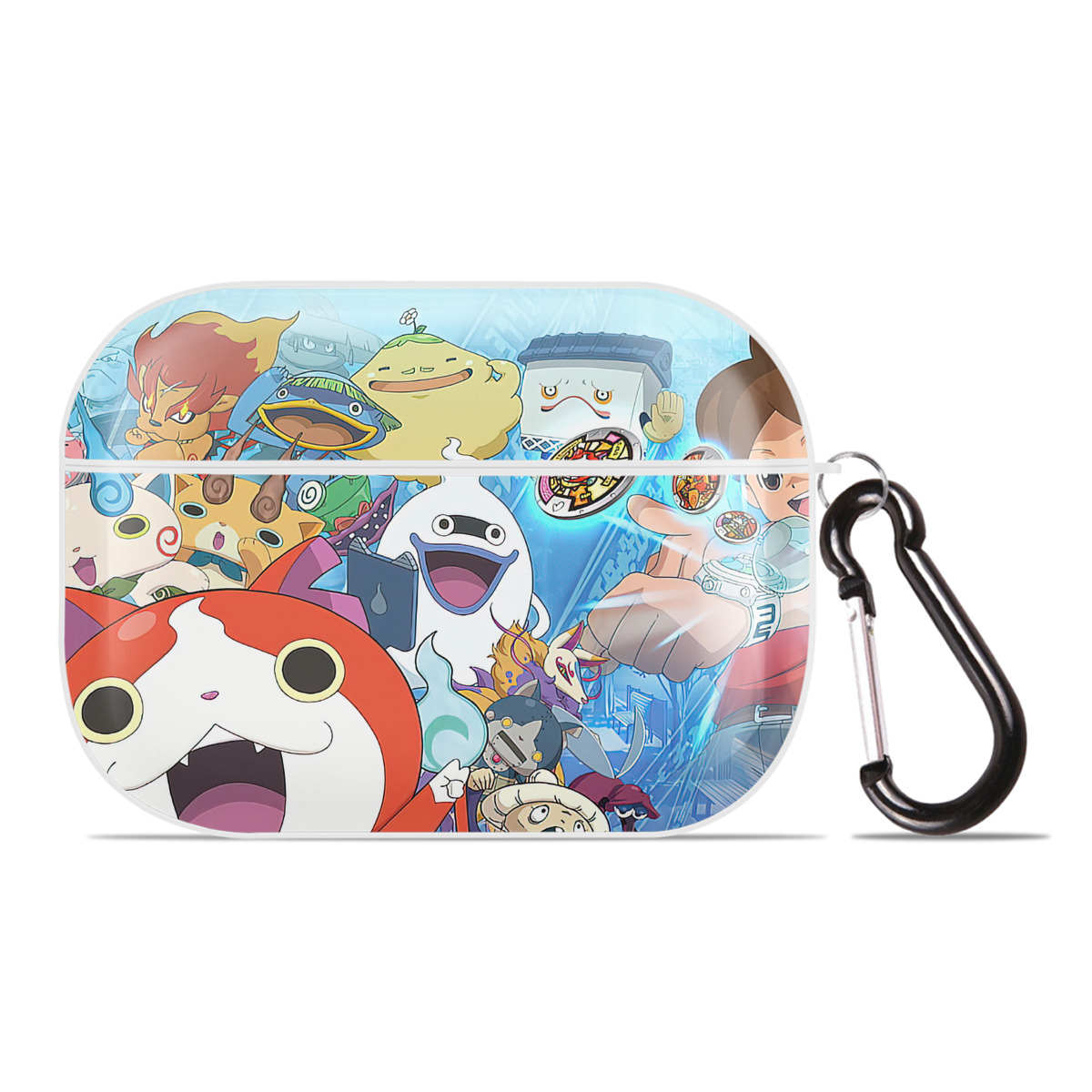 （画像用） 妖怪ウォッチ Yo-kai Watch 【AirPods Pro用】ハードシェル保護ケース 耐衝撃・防指紋・カラビナ付き商品仕様