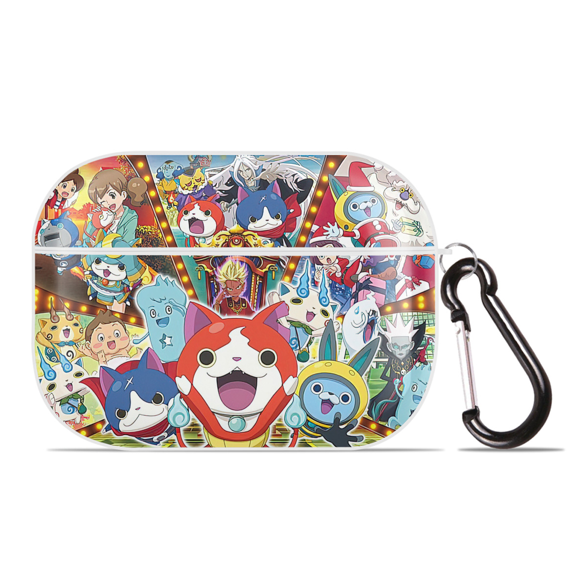 （画像用） 妖怪ウォッチ Yo-kai Watch 【AirPods Pro用】ハードシェル保護ケース 耐衝撃・防指紋・カラビナ付き商品仕様