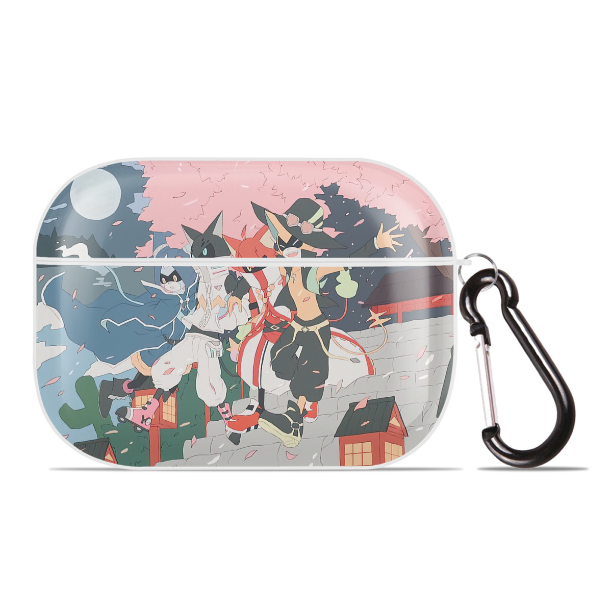 （画像用） 妖怪ウォッチ Yo-kai Watch 【AirPods Pro用】ハードシェル保護ケース 耐衝撃・防指紋・カラビナ付き商品仕様