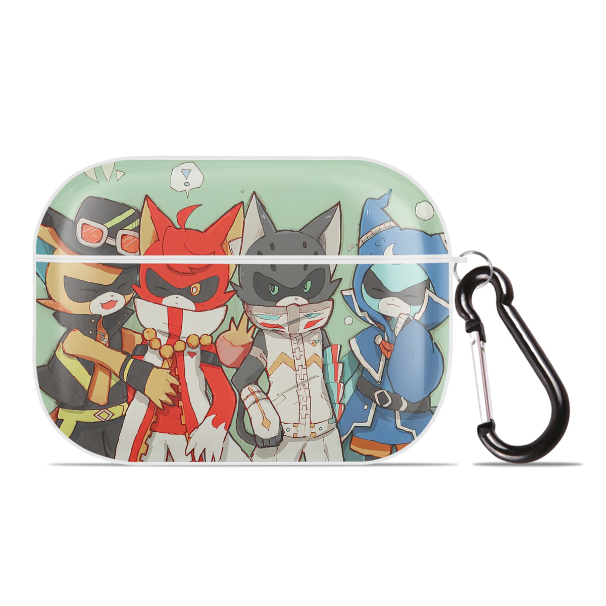 （画像用） 妖怪ウォッチ Yo-kai Watch 【AirPods Pro用】ハードシェル保護ケース 耐衝撃・防指紋・カラビナ付き商品仕様