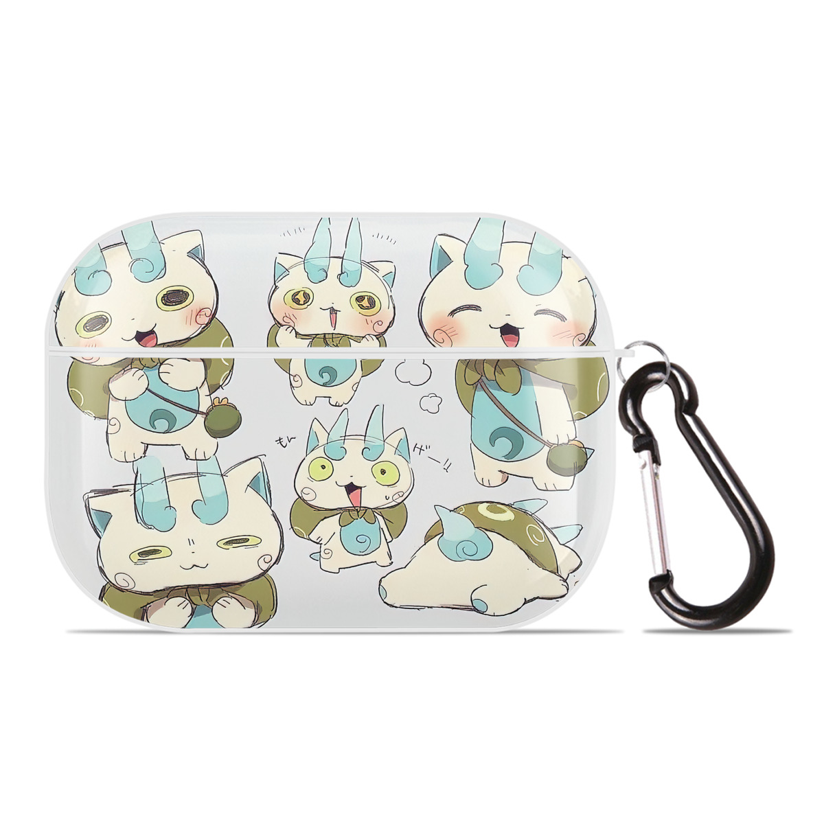 （画像用） 妖怪ウォッチ Yo-kai Watch 【AirPods Pro用】ハードシェル保護ケース 耐衝撃・防指紋・カラビナ付き商品仕様
