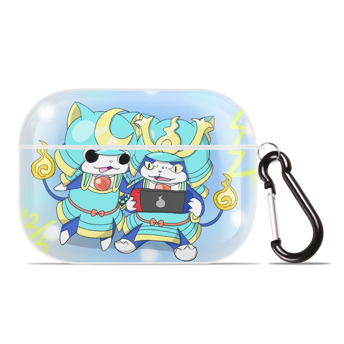 （画像用） 妖怪ウォッチ Yo-kai Watch 【AirPods Pro用】ハードシェル保護ケース 耐衝撃・防指紋・カラビナ付き商品仕様