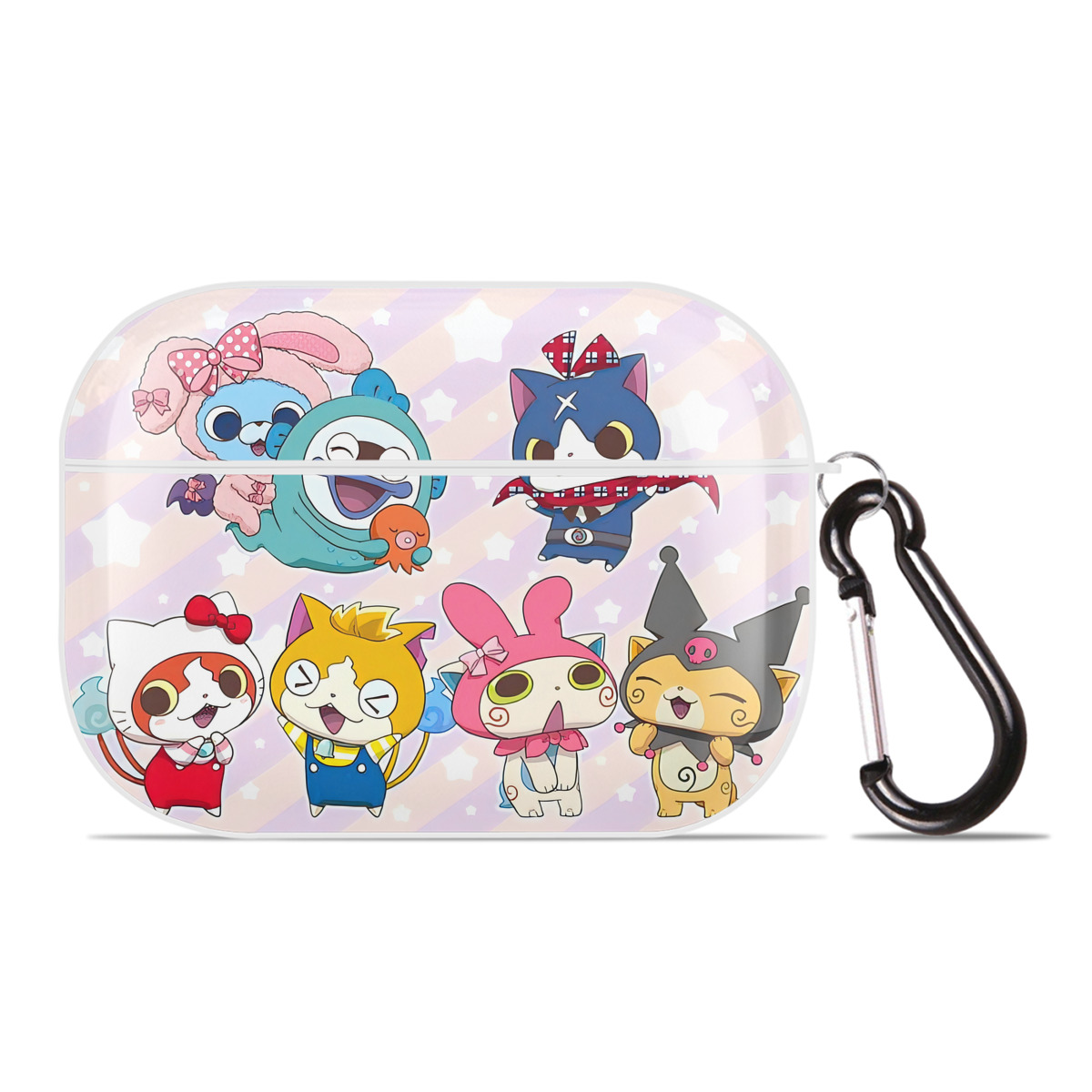（画像用） 妖怪ウォッチ Yo-kai Watch 【AirPods Pro用】ハードシェル保護ケース 耐衝撃・防指紋・カラビナ付き商品仕様