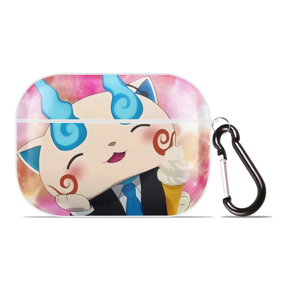 （画像用） 妖怪ウォッチ Yo-kai Watch 【AirPods Pro用】ハードシェル保護ケース 耐衝撃・防指紋・カラビナ付き商品仕様