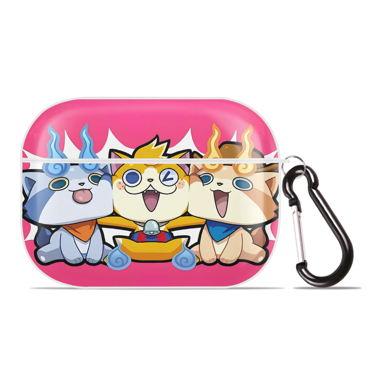 （画像用） 妖怪ウォッチ Yo-kai Watch 【AirPods Pro用】ハードシェル保護ケース 耐衝撃・防指紋・カラビナ付き商品仕様