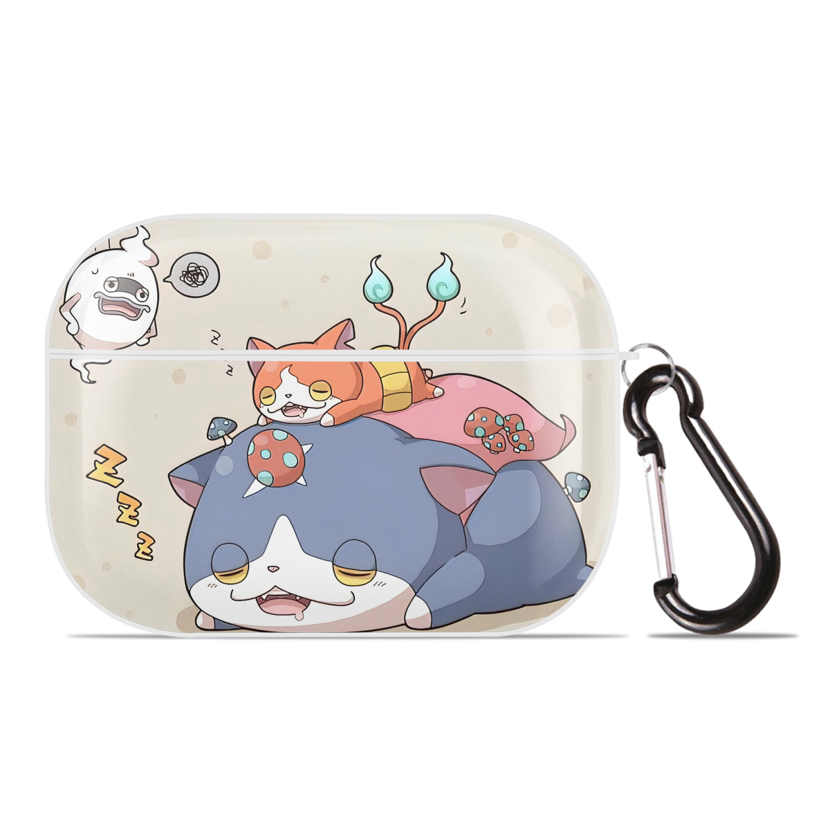 （画像用） 妖怪ウォッチ Yo-kai Watch 【AirPods Pro用】ハードシェル保護ケース 耐衝撃・防指紋・カラビナ付き商品仕様