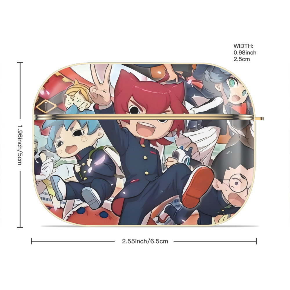 妖怪ウォッチ Yo-kai Watch 【AirPods Pro用】ハードシェル保護ケース｜耐衝撃・防指紋・カラビナ付き商品仕様