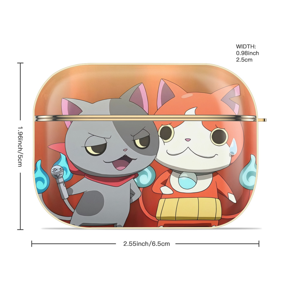 妖怪ウォッチ Yo-kai Watch 【AirPods Pro用】ハードシェル保護ケース｜耐衝撃・防指紋・カラビナ付き商品仕様