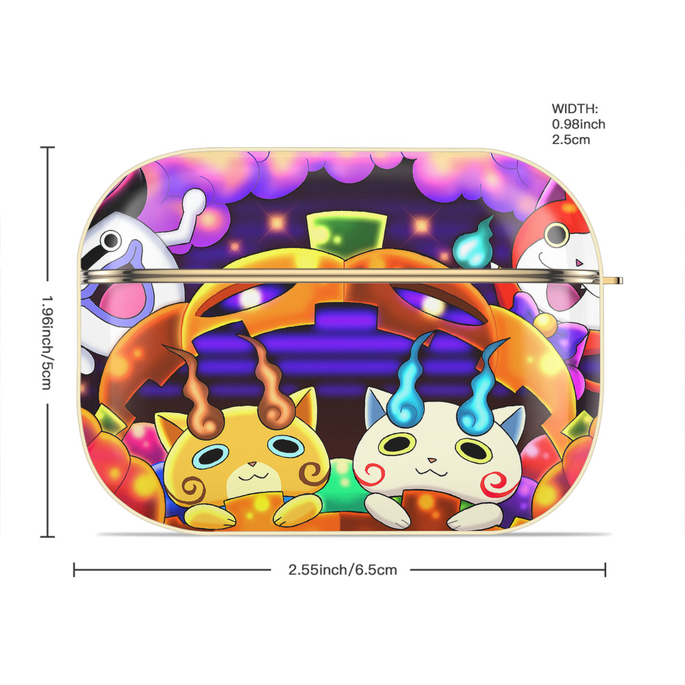 妖怪ウォッチ Yo-kai Watch 【AirPods Pro用】ハードシェル保護ケース｜耐衝撃・防指紋・カラビナ付き商品仕様