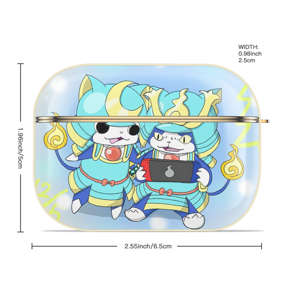 妖怪ウォッチ Yo-kai Watch 【AirPods Pro用】ハードシェル保護ケース｜耐衝撃・防指紋・カラビナ付き商品仕様