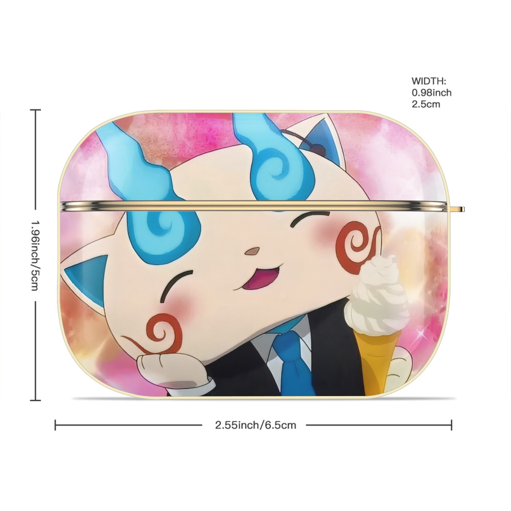 妖怪ウォッチ Yo-kai Watch 【AirPods Pro用】ハードシェル保護ケース｜耐衝撃・防指紋・カラビナ付き商品仕様
