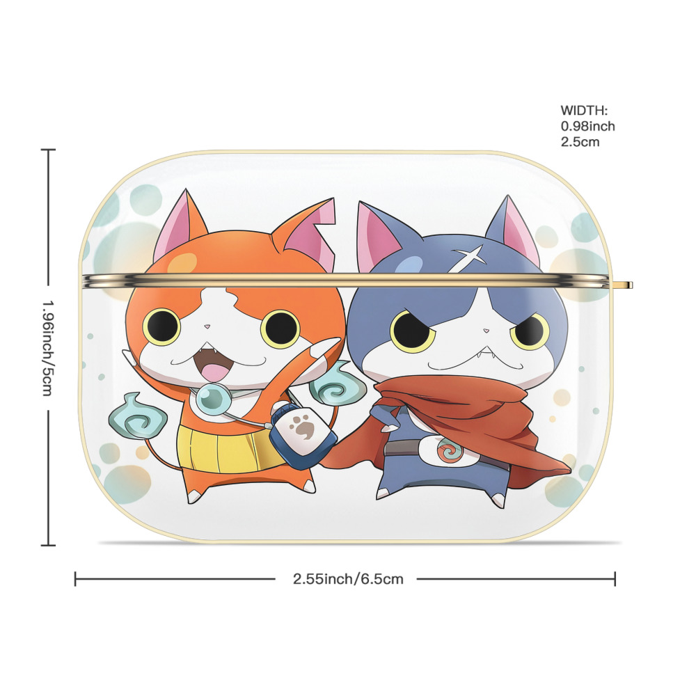 妖怪ウォッチ Yo-kai Watch 【AirPods Pro用】ハードシェル保護ケース｜耐衝撃・防指紋・カラビナ付き商品仕様