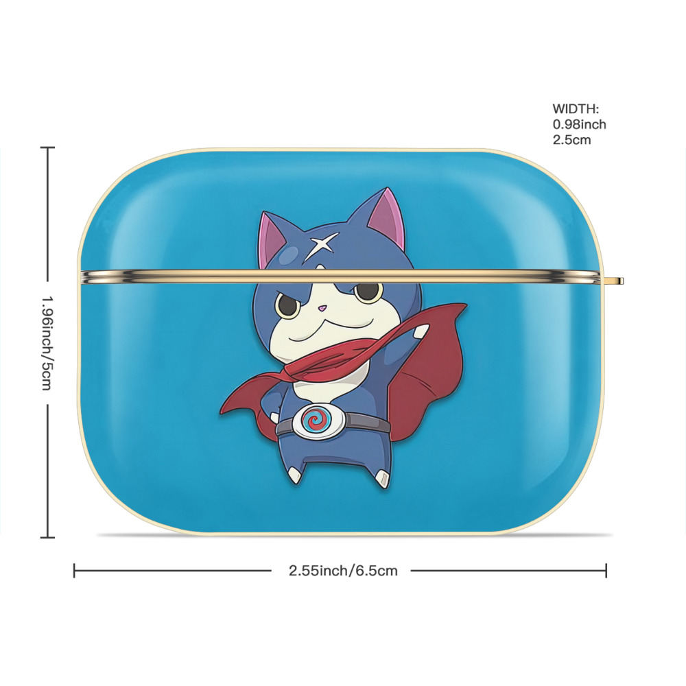 妖怪ウォッチ Yo-kai Watch 【AirPods Pro用】ハードシェル保護ケース｜耐衝撃・防指紋・カラビナ付き商品仕様