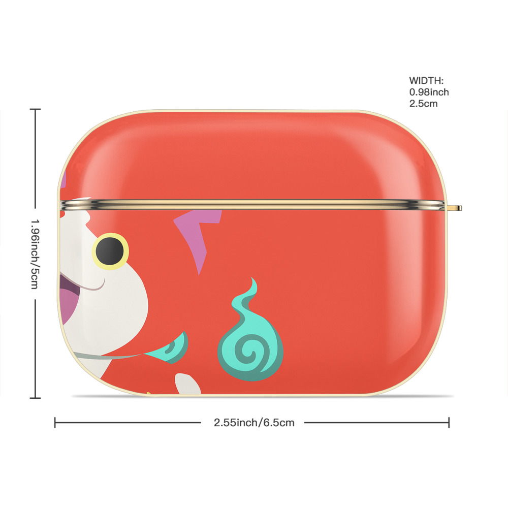 妖怪ウォッチ Yo-kai Watch 【AirPods Pro用】ハードシェル保護ケース｜耐衝撃・防指紋・カラビナ付き商品仕様