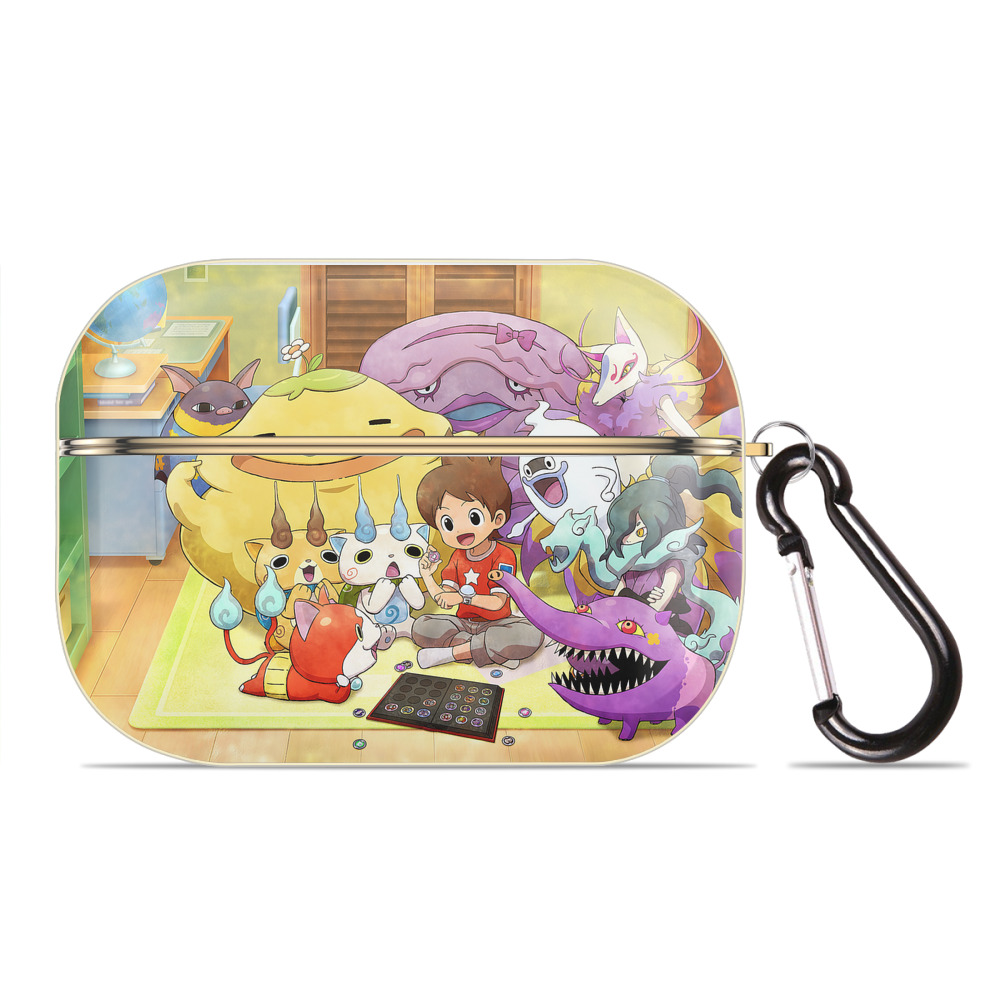 （画像用） 妖怪ウォッチ Yo-kai Watch 【AirPods Pro用】ハードシェル保護ケース｜耐衝撃・防指紋・カラビナ付き商品仕様