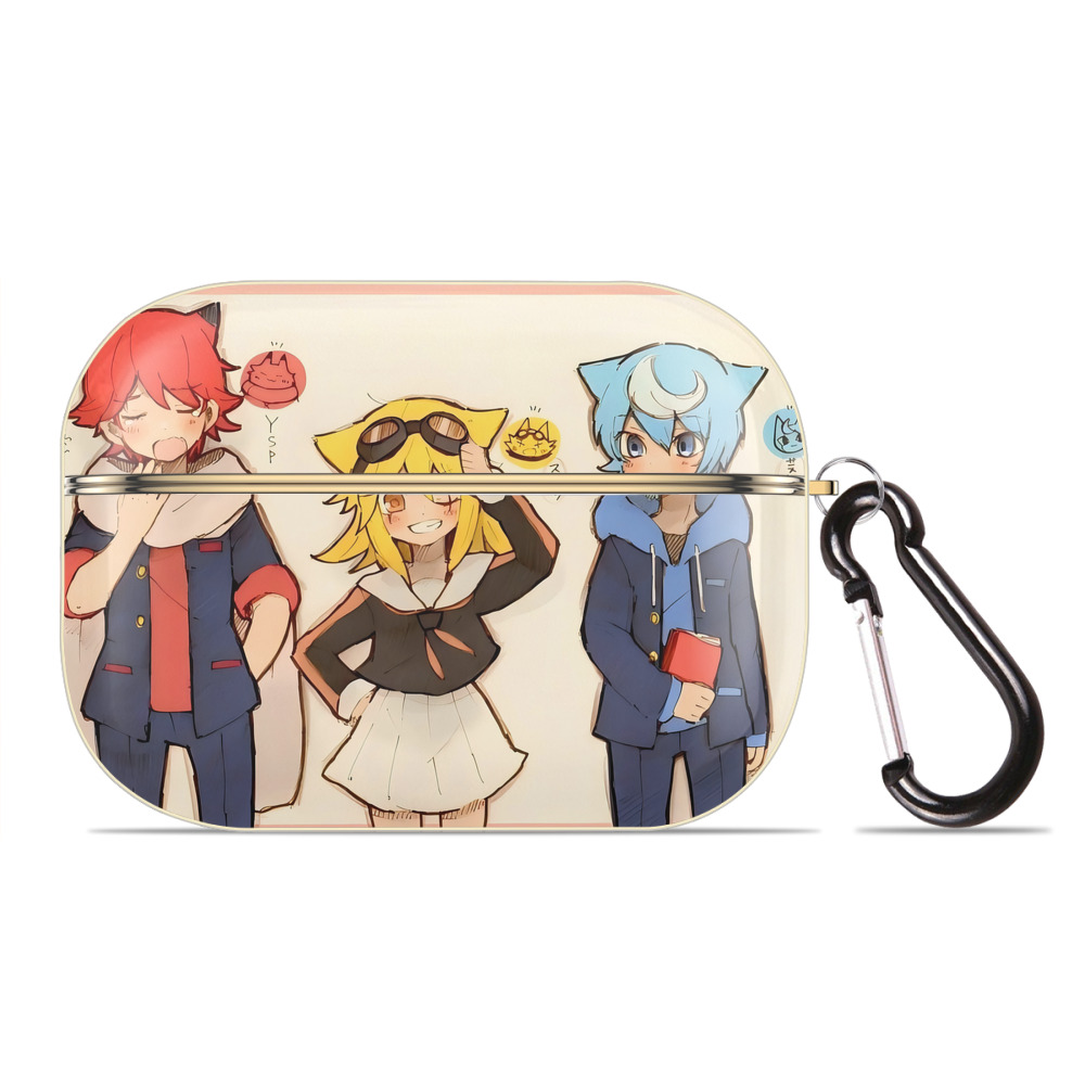 （画像用） 妖怪ウォッチ Yo-kai Watch 【AirPods Pro用】ハードシェル保護ケース｜耐衝撃・防指紋・カラビナ付き商品仕様