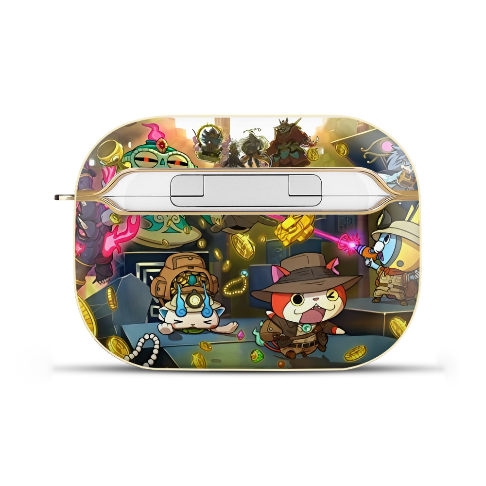 （画像用） 妖怪ウォッチ Yo-kai Watch 【AirPods Pro用】ハードシェル保護ケース｜耐衝撃・防指紋・カラビナ付き商品仕様