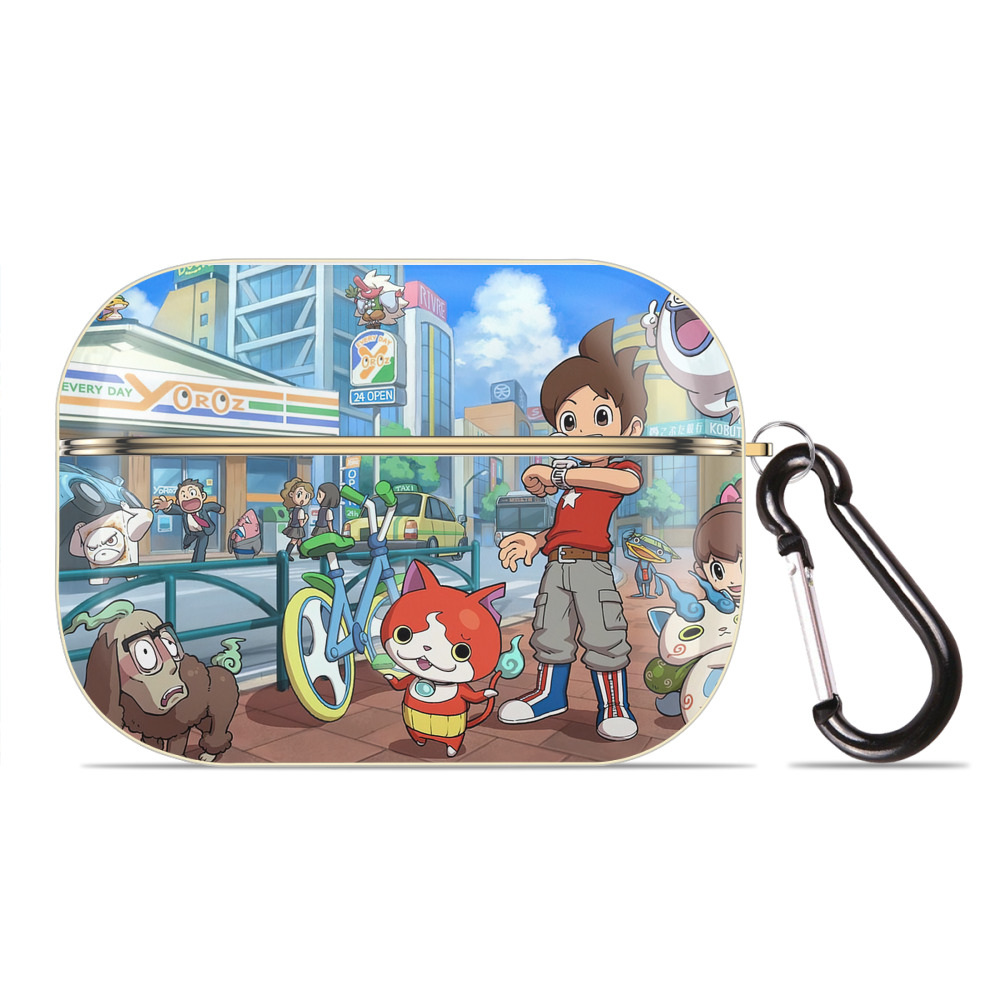 （画像用） 妖怪ウォッチ Yo-kai Watch 【AirPods Pro用】ハードシェル保護ケース｜耐衝撃・防指紋・カラビナ付き商品仕様