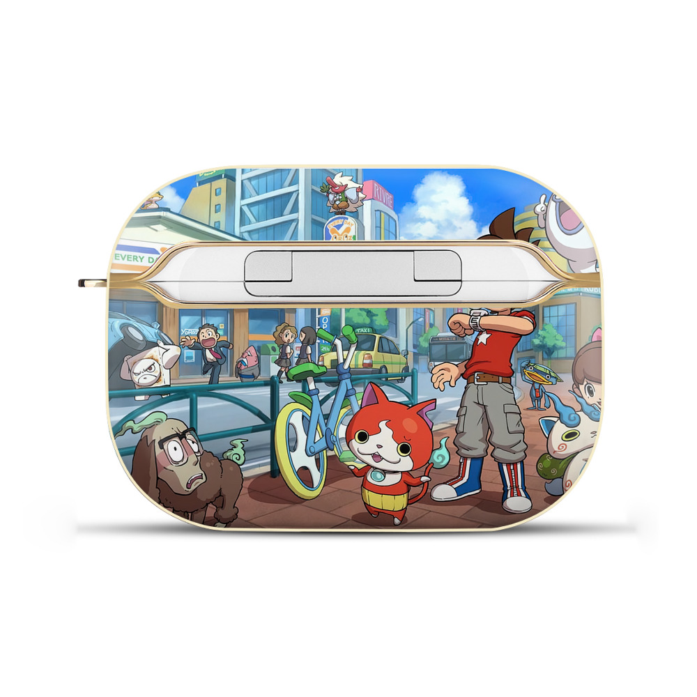 （画像用） 妖怪ウォッチ Yo-kai Watch 【AirPods Pro用】ハードシェル保護ケース｜耐衝撃・防指紋・カラビナ付き商品仕様