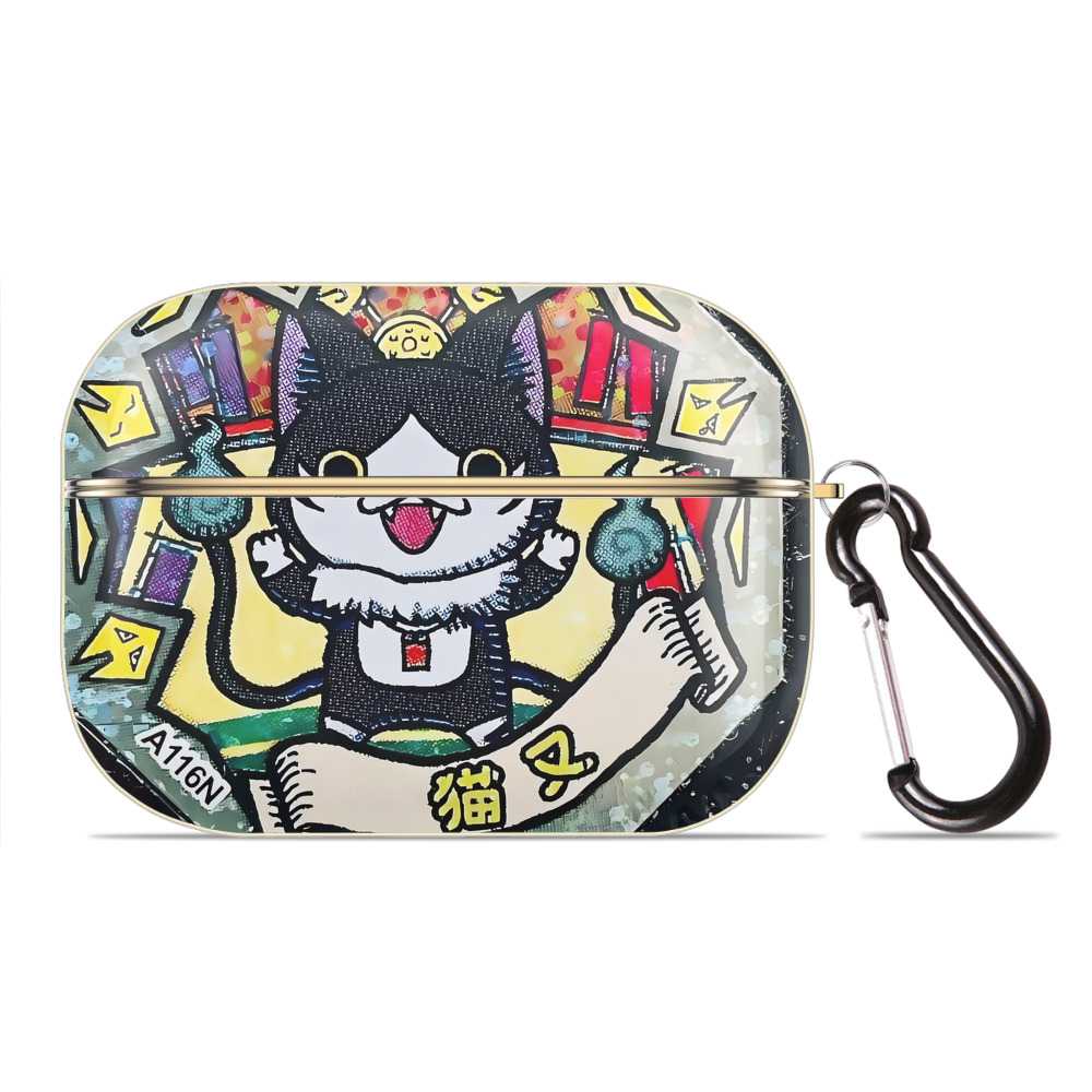 （画像用） 妖怪ウォッチ Yo-kai Watch 【AirPods Pro用】ハードシェル保護ケース｜耐衝撃・防指紋・カラビナ付き商品仕様