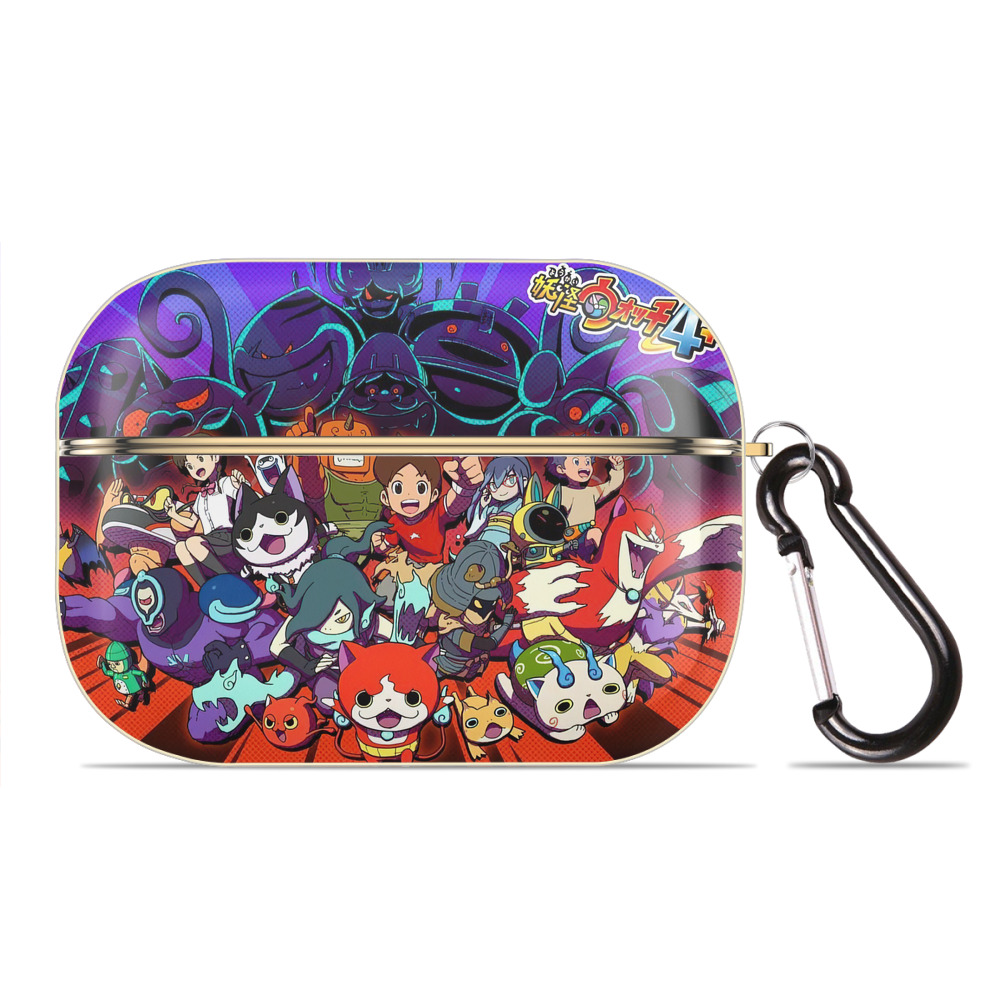 （画像用） 妖怪ウォッチ Yo-kai Watch 【AirPods Pro用】ハードシェル保護ケース｜耐衝撃・防指紋・カラビナ付き商品仕様