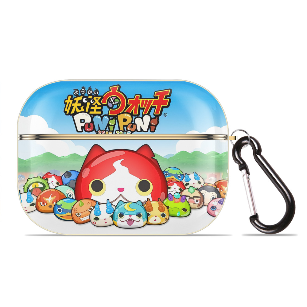 （画像用） 妖怪ウォッチ Yo-kai Watch 【AirPods Pro用】ハードシェル保護ケース｜耐衝撃・防指紋・カラビナ付き商品仕様