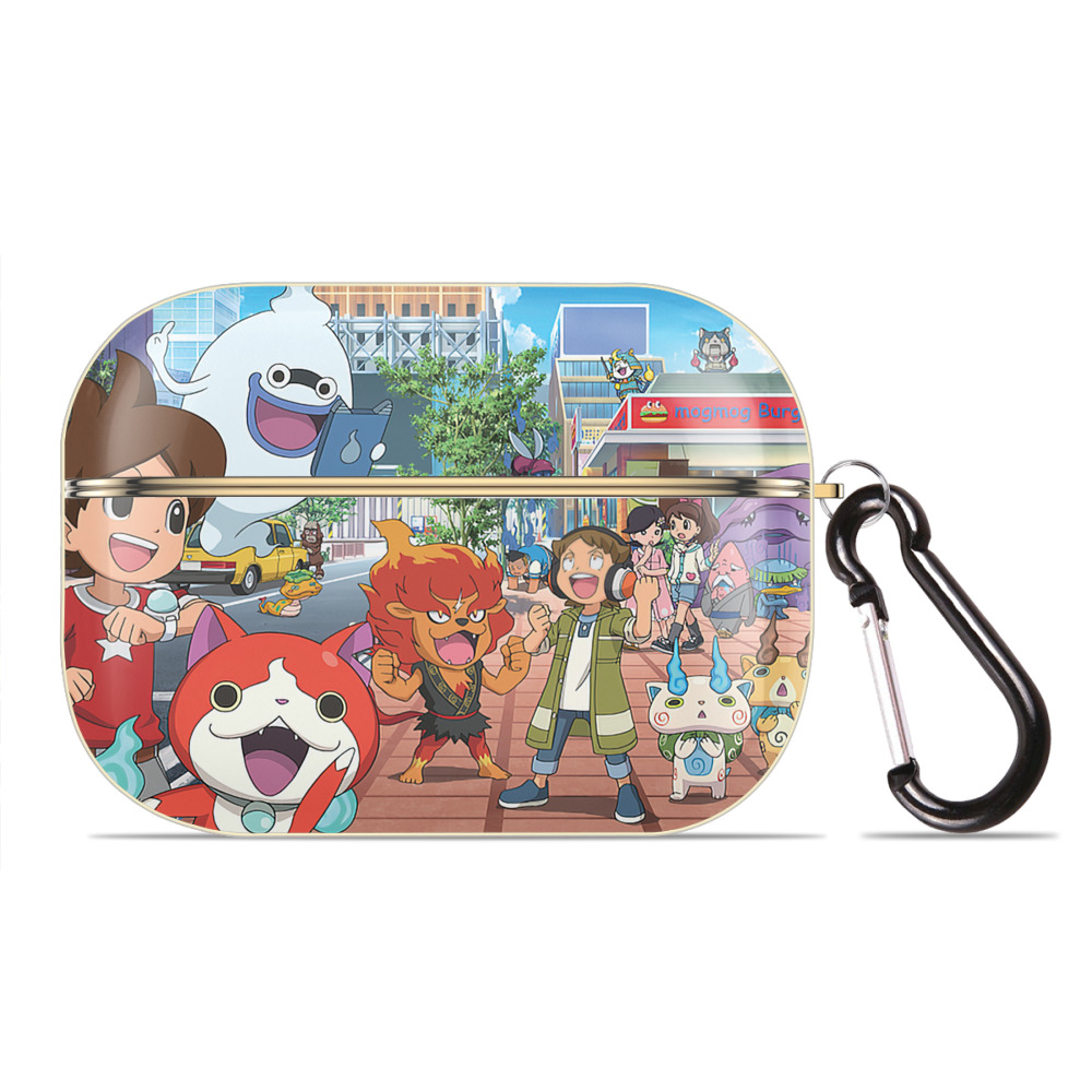 （画像用） 妖怪ウォッチ Yo-kai Watch 【AirPods Pro用】ハードシェル保護ケース｜耐衝撃・防指紋・カラビナ付き商品仕様