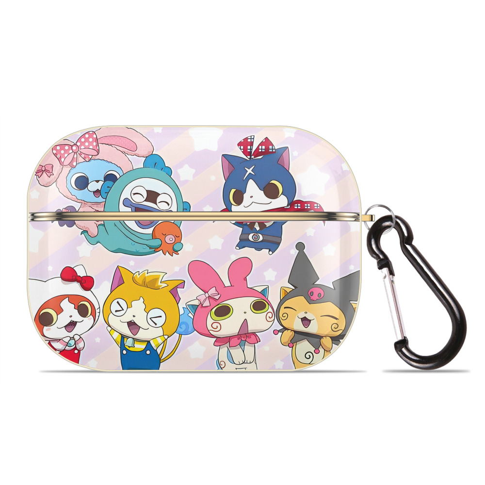（画像用） 妖怪ウォッチ Yo-kai Watch 【AirPods Pro用】ハードシェル保護ケース｜耐衝撃・防指紋・カラビナ付き商品仕様