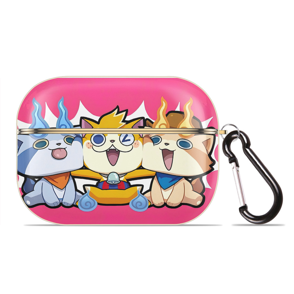 （画像用） 妖怪ウォッチ Yo-kai Watch 【AirPods Pro用】ハードシェル保護ケース｜耐衝撃・防指紋・カラビナ付き商品仕様