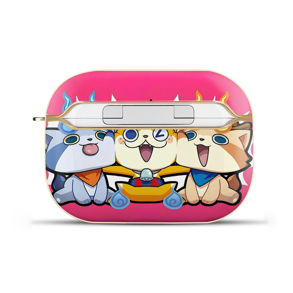 （画像用） 妖怪ウォッチ Yo-kai Watch 【AirPods Pro用】ハードシェル保護ケース｜耐衝撃・防指紋・カラビナ付き商品仕様