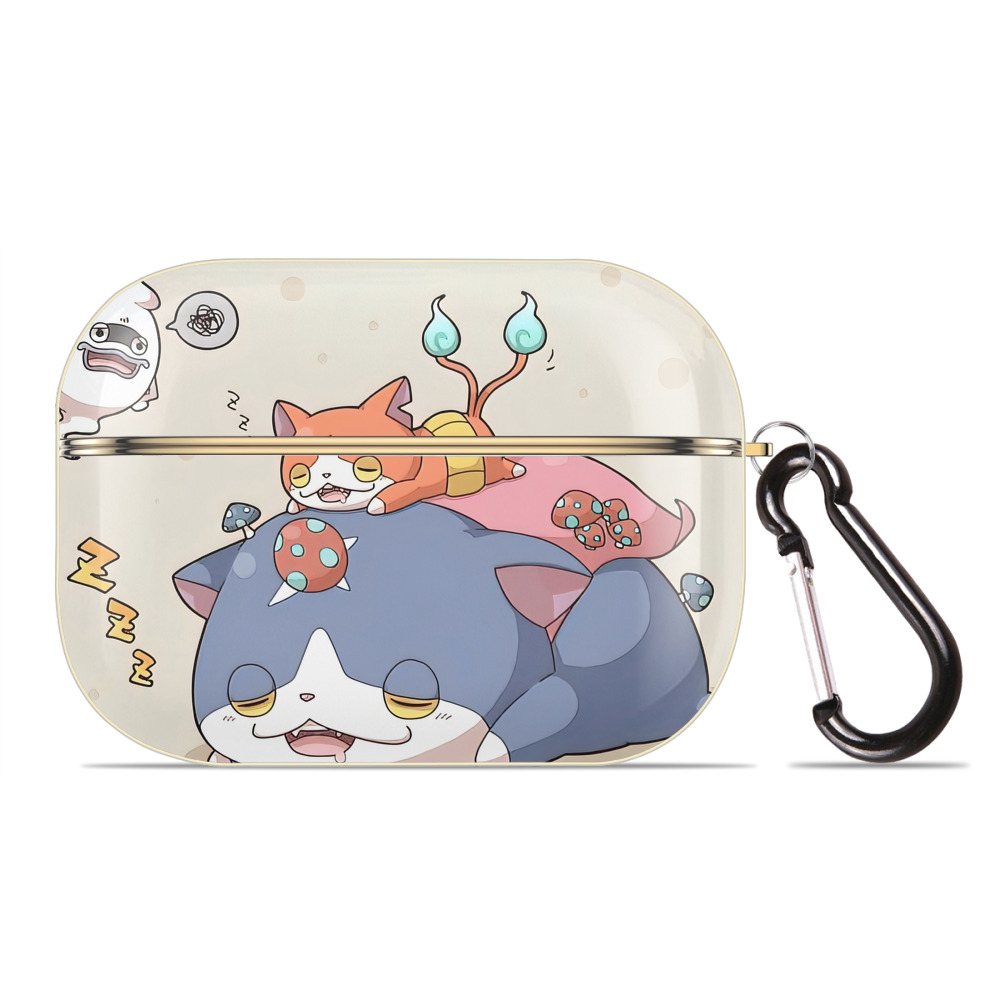 （画像用） 妖怪ウォッチ Yo-kai Watch 【AirPods Pro用】ハードシェル保護ケース｜耐衝撃・防指紋・カラビナ付き商品仕様