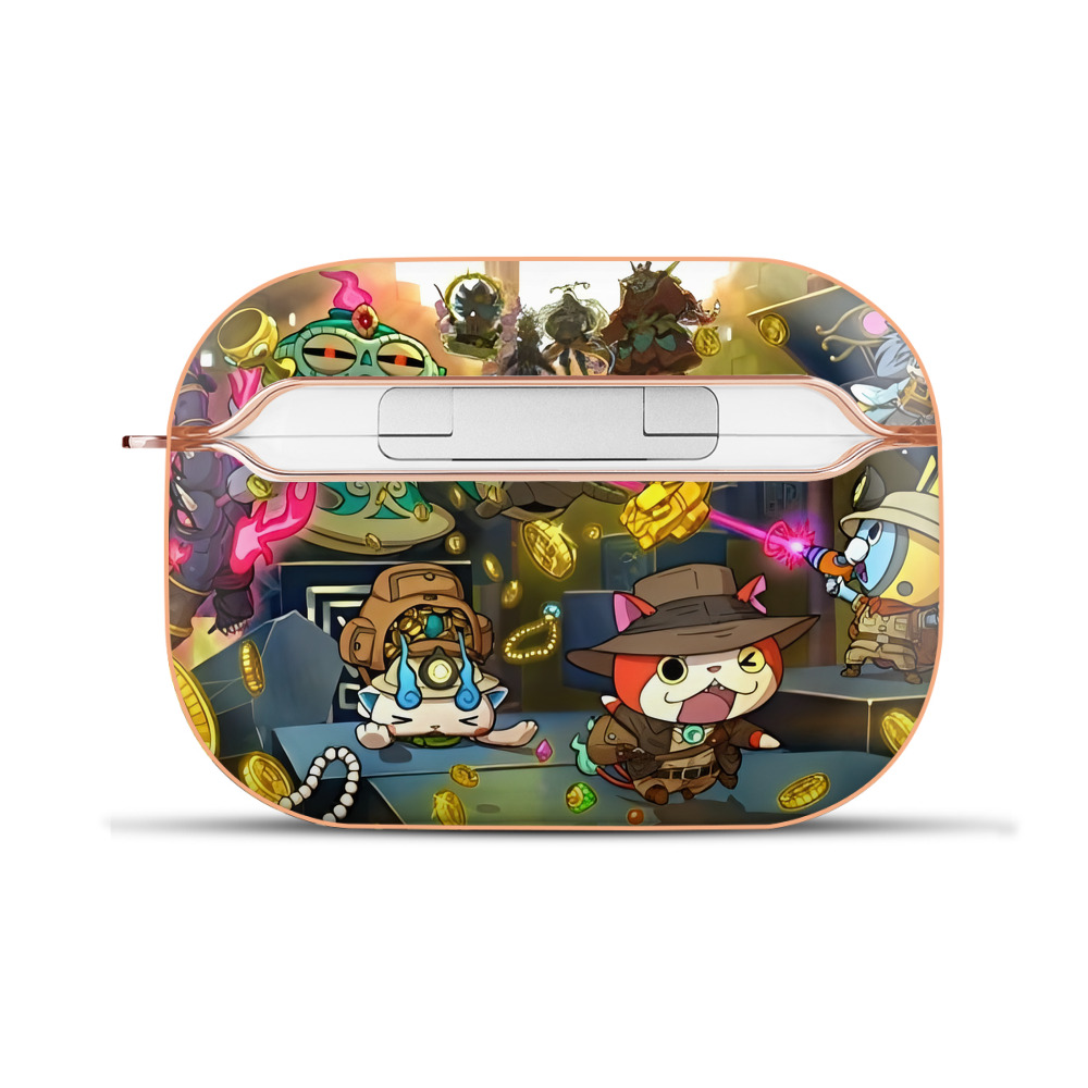 （画像用） 妖怪ウォッチ Yo-kai Watch 【AirPods Pro用】ハードシェル保護ケース｜耐衝撃・防指紋・カラビナ付き商品仕様